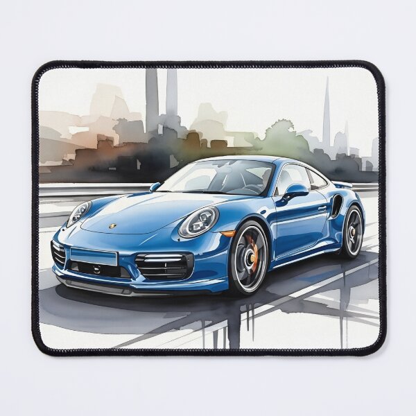 Item preview, Porsche 911 Turbo Watercolor Car Poster German Sports Car Wall Art designed and sold by Motorline44.