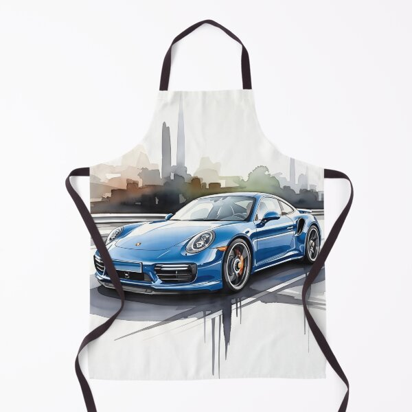 Item preview, Porsche 911 Turbo Watercolor Car Poster German Sports Car Wall Art designed and sold by Motorline44.