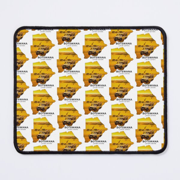 Item preview, Botswana Map Art - Luxury Safari Adventure & African Wildlife Design designed and sold by AbulailArt.