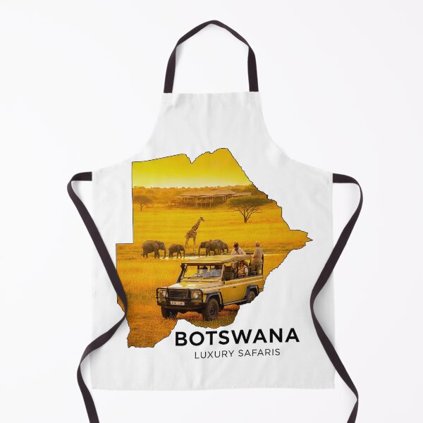 Item preview, Botswana Map Art - Luxury Safari Adventure & African Wildlife Design designed and sold by AbulailArt.