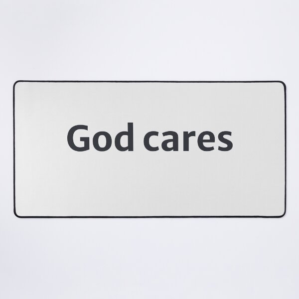 Item preview, God Cares Faith Typography designed and sold by StillTrustingCo.
