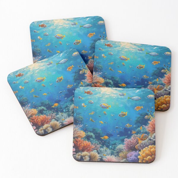 Item preview, Vibrant Underwater Coral Reef designed and sold by Mary Spencer.
