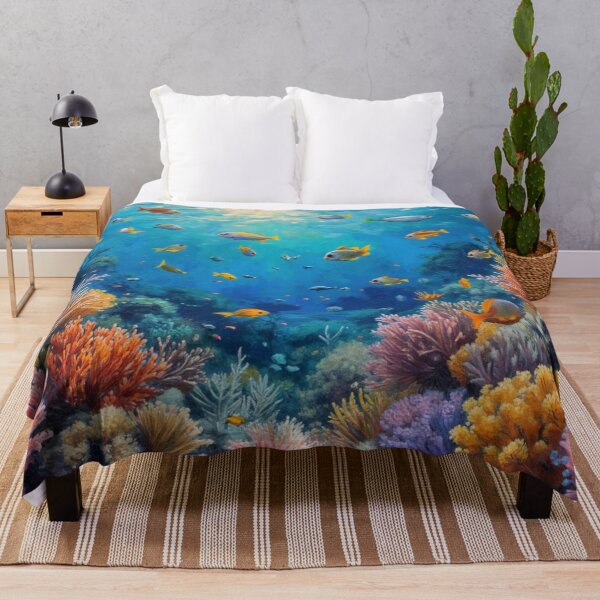 Item preview, Vibrant Underwater Coral Reef designed and sold by Mary Spencer.