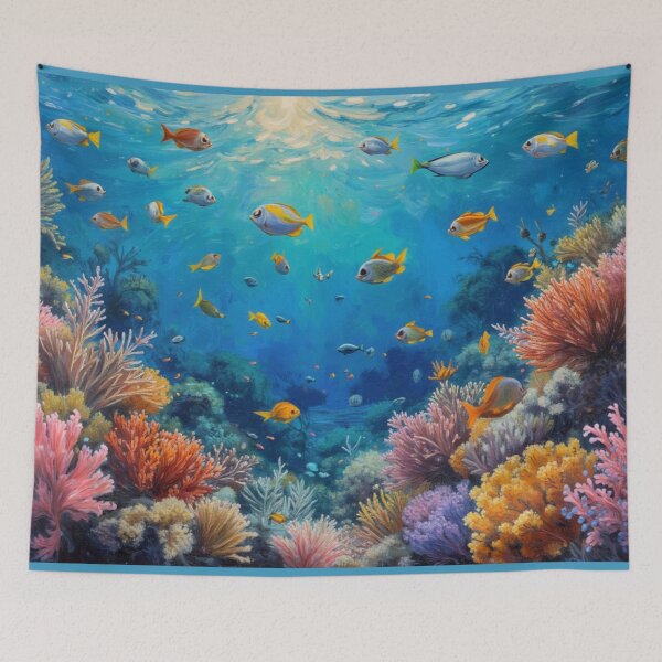 Item preview, Vibrant Underwater Coral Reef designed and sold by Mary Spencer.