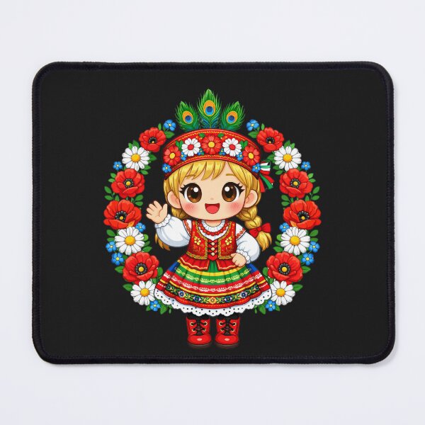 Item preview, Dabbing Polish Princess Meme Polish Pride Folk Art designed and sold by faridman.