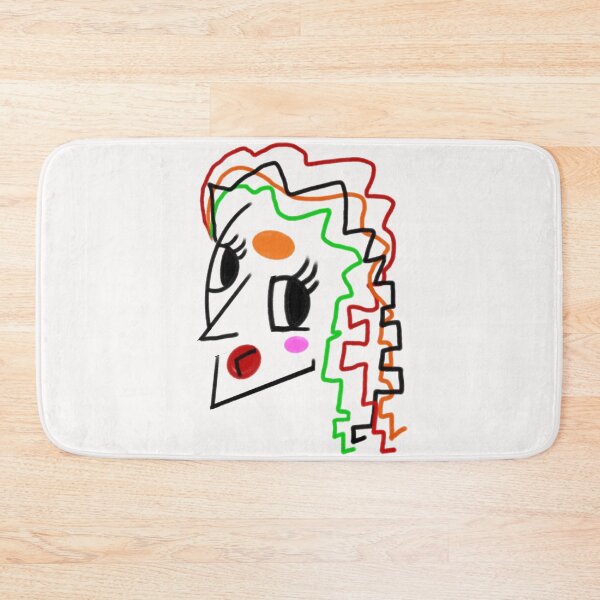 Item preview, Line Art Modern cubist Womans face with side eye|  Abstract Bold Colors  designed and sold by Artonmytee.