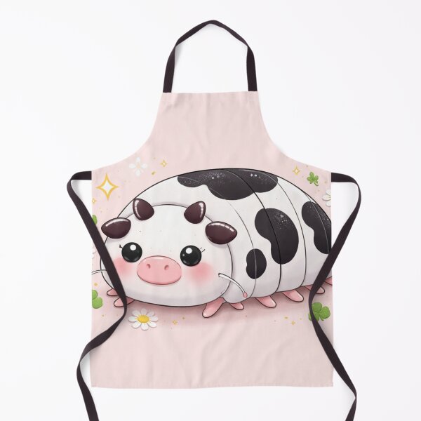 Item preview, Cute Dairy Cow Isopod | Kawaii Cow Pill Bug Aesthetic | Cute Isopod Animal Art designed and sold by swdesigns714.