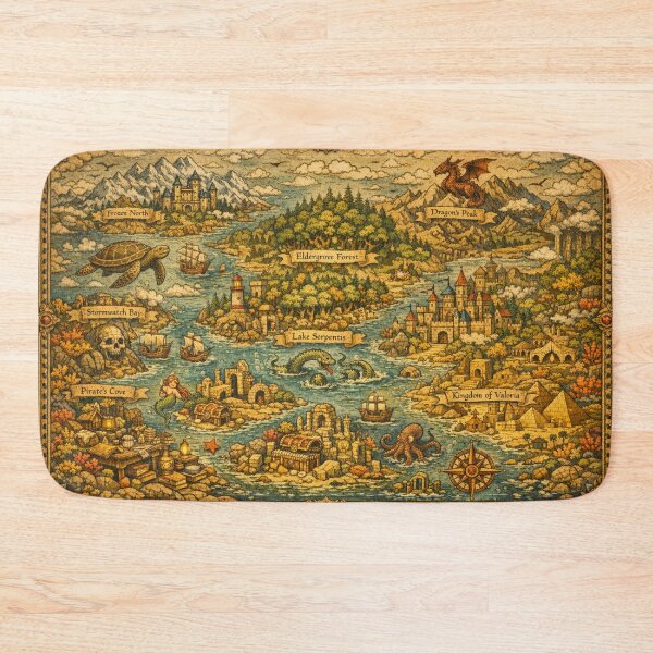 Item preview, Fantasy World Map designed and sold by CTRL+ALT+Divine.