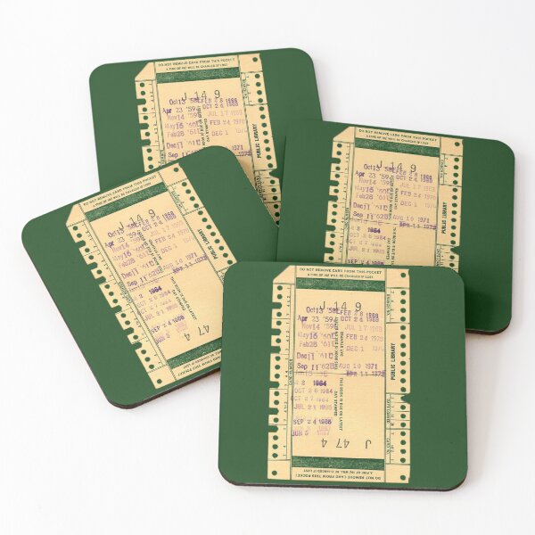 Item preview, Vintage Library Check Out Card designed and sold by coodoosandco.