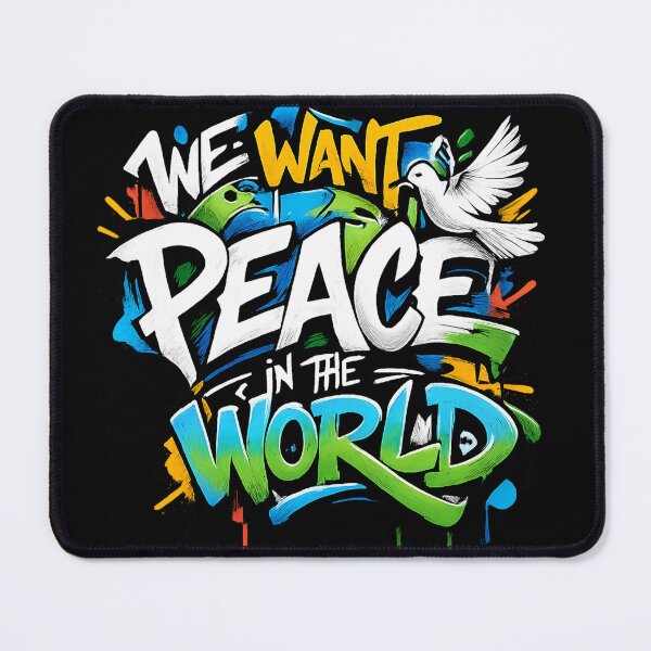 Item preview, Peace for the World – Graffiti Unity designed and sold by PastimeMastery.