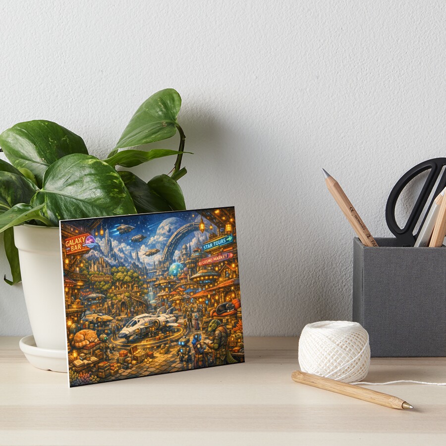 Item preview, Art Board Print designed and sold by hannotek.