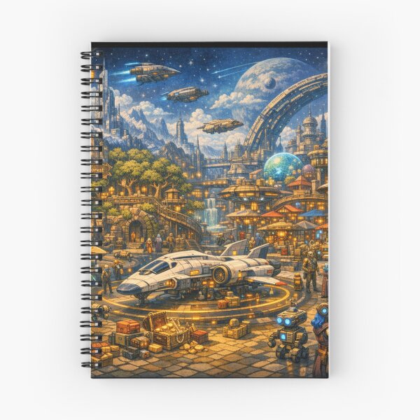 Item preview, Galactic Spaceport designed and sold by CTRL+ALT+Divine.