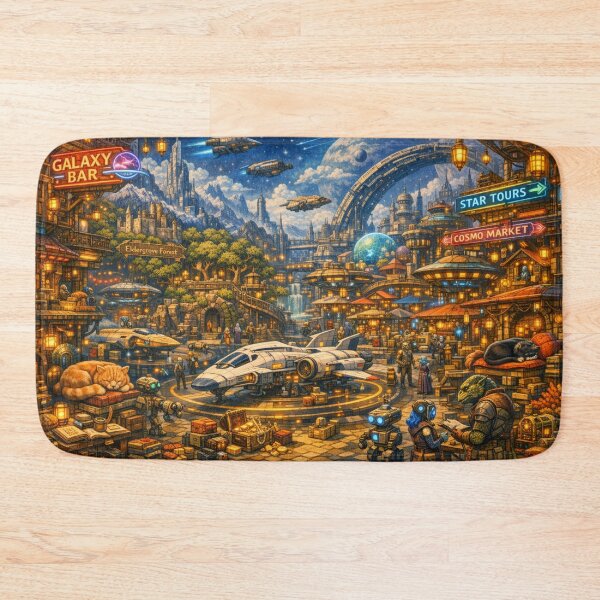 Item preview, Galactic Spaceport designed and sold by CTRL+ALT+Divine.