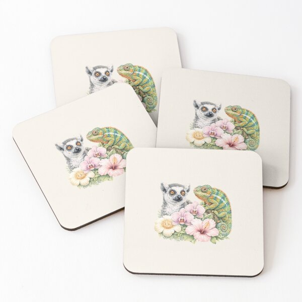 Item preview, Madagascar Wildlife Illustration - Botanical Art designed and sold by Vh7Studio.