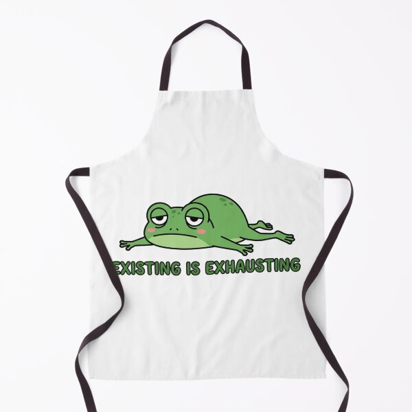 Item preview, Existing Is Exhausting Frog Meme designed and sold by crazygoose30.