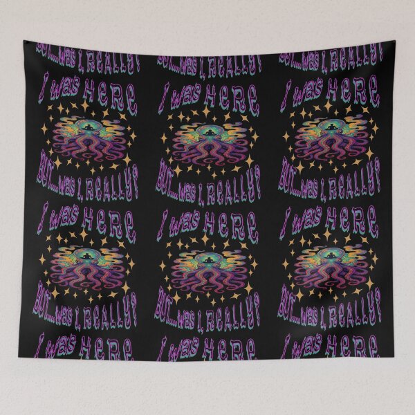 Item preview, Psychedelic Octopus - I was Here, But was I Really designed and sold by Shy Fractal Designs.