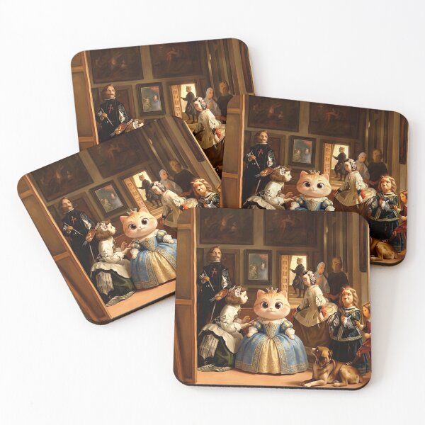 Item preview, Labubu in the style of Velázquez's painting 'Las Meninas'. designed and sold by Natalia-Vlad.
