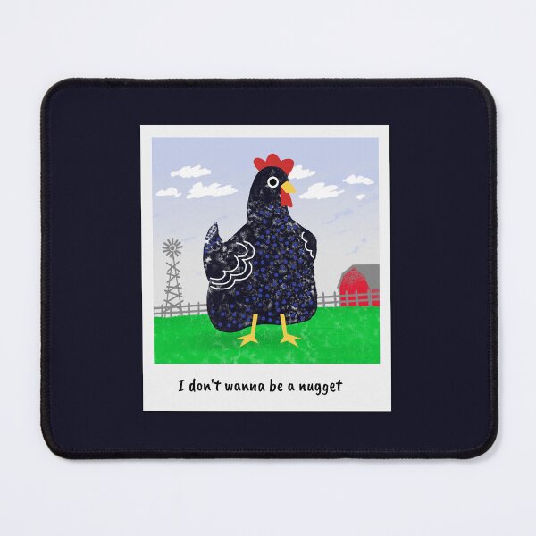 Item preview, I Don’t Wanna Be a Nugget Funny Chicken | Cute Farm Chicken Humor Design designed and sold by swdesigns714.