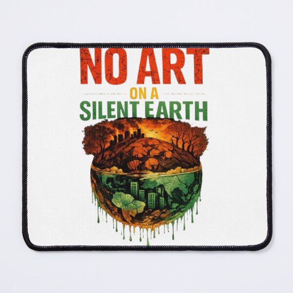 Item preview, No Art On A Silent Earth designed and sold by Barkashow.