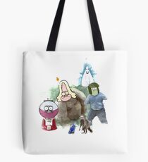 The Regular Show Characters Half Realistic Tote Bag