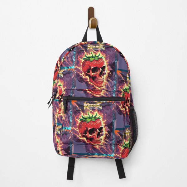 Item preview, Flaming Strawberry Skull  designed and sold by Kronic Universe.