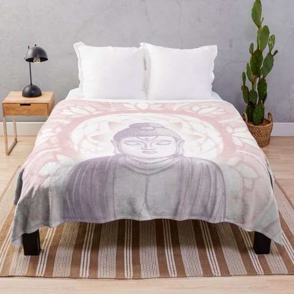 Item preview, Buddha Padma Watercolor - Snow Dust Rose designed and sold by Irene Estelle.