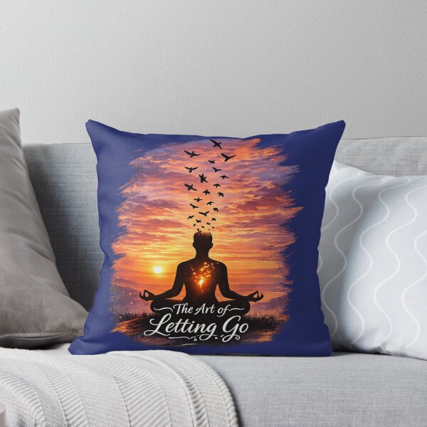 Item preview, The Art of Letting Go – Meditation Sunset Spiritual Design designed and sold by SoulDreamer7.