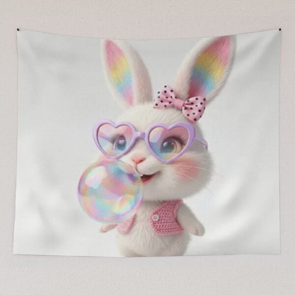 Item preview, : Springtime Joy – Easter Bunny  designed and sold by snyderdesigners.