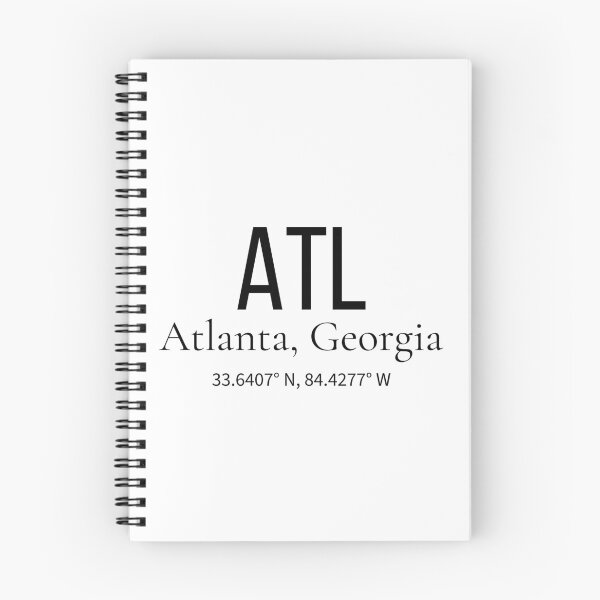 Item preview, ATL Atlanta Georgia Airport Code Minimalist Travel designed and sold by Sparkledust Creations.
