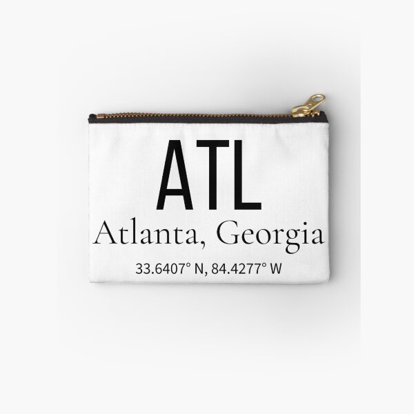 Item preview, ATL Atlanta Georgia Airport Code Minimalist Travel designed and sold by Sparkledust Creations.
