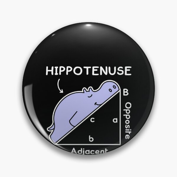 Item preview, Hypotenuse Math Pun, Hippotenuse  designed and sold by hussnain arshad.