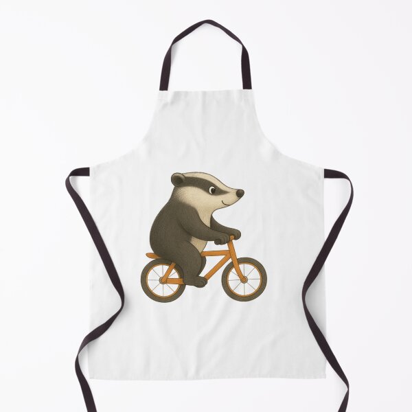 Item preview, Badger on a Bike – Whimsical Storybook Animal Design for Kids designed and sold by FunscapeHQ.