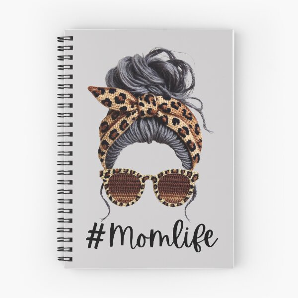 Item preview, Messy Bun Mom Crochet Leopard Hair Bun Moms Life Cool Cheetah designed and sold by Jokerstyle.