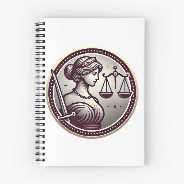 Item preview, Lady Justice Balance, Truth and Strength Vintage Emblem designed and sold by gemneye.