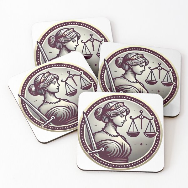 Item preview, Lady Justice Balance, Truth and Strength Vintage Emblem designed and sold by gemneye.