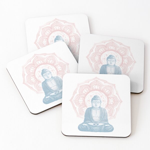 Item preview, Buddha Padma Watercolor - Snow Sky Rose designed and sold by Irene Estelle.