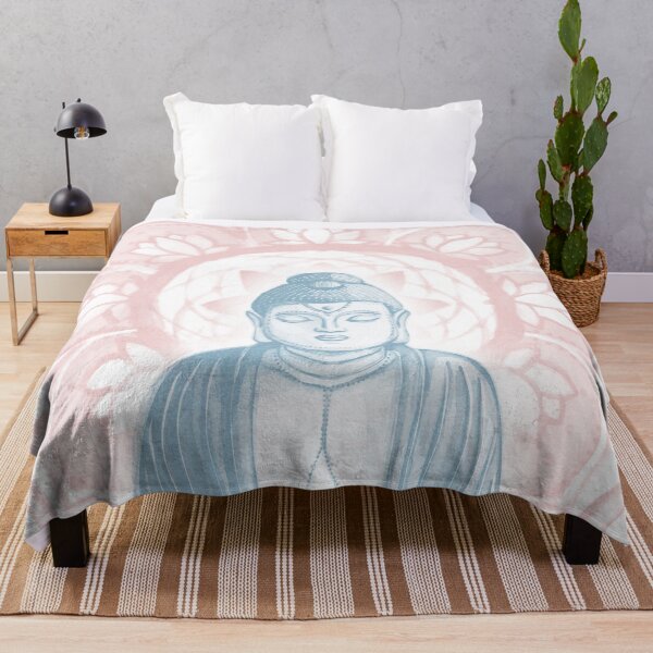 Item preview, Buddha Padma Watercolor - Snow Sky Rose designed and sold by Irene Estelle.