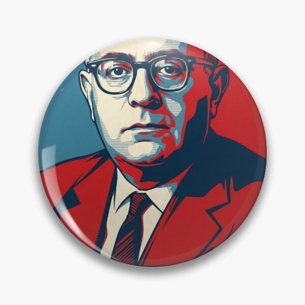 Item preview, Theodor Adorno Hope Style Retro Poster Art  designed and sold by Anya Byron.