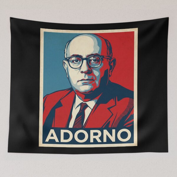 Item preview, Theodor Adorno Hope Style Retro Poster Art  designed and sold by Anya Byron.