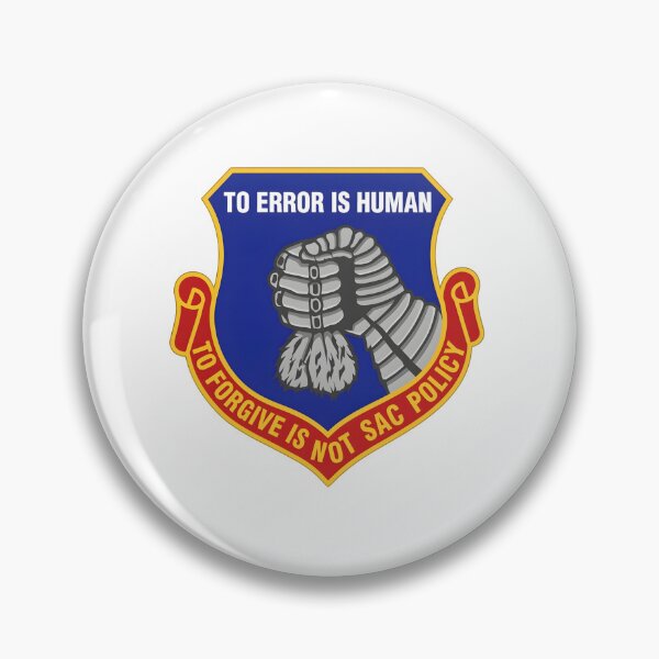 Item preview, Strategic Air Command (SAC) Morale Patch - "To Forgive is Not SAC Policy" designed and sold by CharlieDesings.
