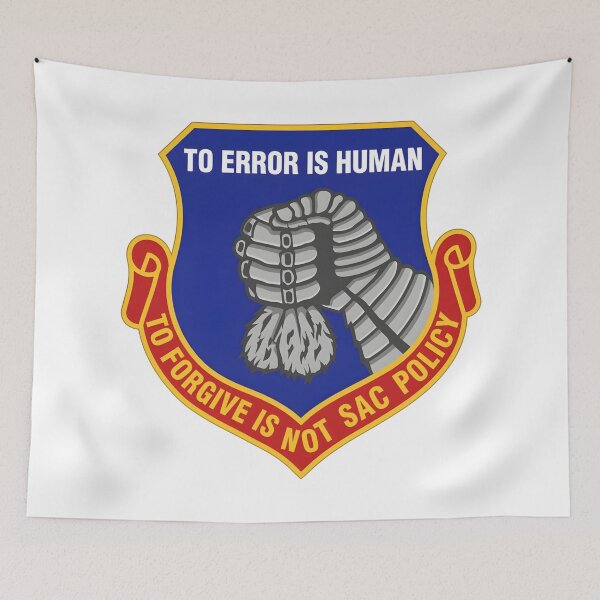 Item preview, Strategic Air Command (SAC) Morale Patch - "To Forgive is Not SAC Policy" designed and sold by CharlieDesings.