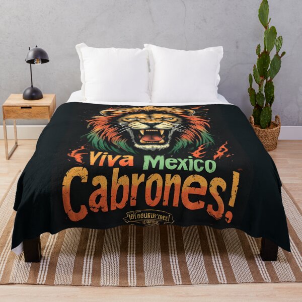 Item preview, Viva Mexico Cabrones – Lion Heart Mexican Pride Design designed and sold by owi-art.