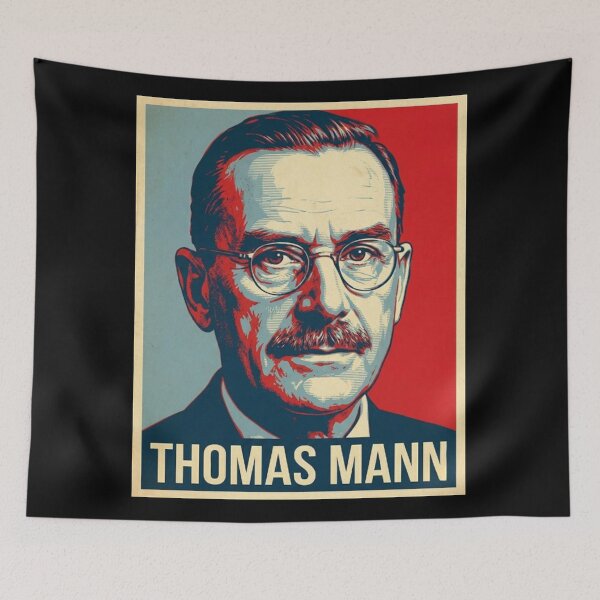 Artikelvorschau, Thomas Mann Hope Style Retro-Poster-Kunst entworfen und verkauft von Anya Byron.