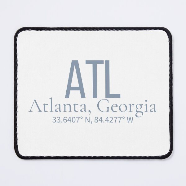 Item preview, ATL Atlanta Georgia Airport Code Minimalist Travel designed and sold by Sparkledust Creations.