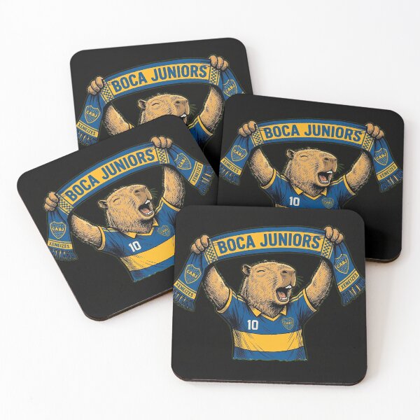 Item preview, Capybara Boca Juniors Fan – Funny Soccer Sticker designed and sold by Golden Chaos.