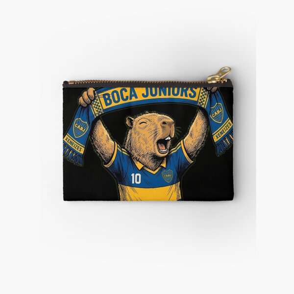 Item preview, Capybara Boca Juniors Fan – Funny Soccer Sticker designed and sold by Golden Chaos.