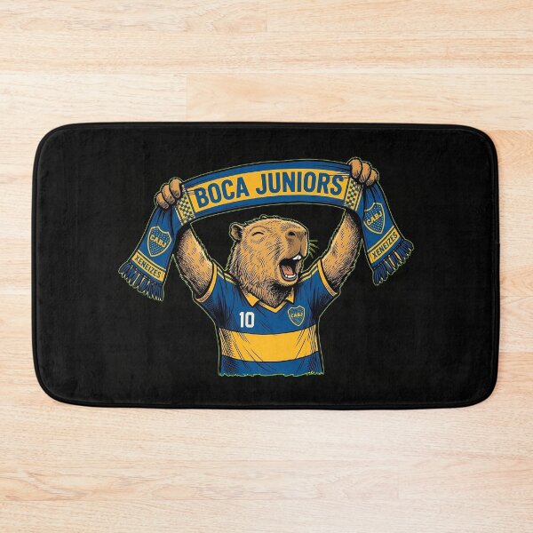 Item preview, Capybara Boca Juniors Fan – Funny Soccer Sticker designed and sold by Golden Chaos.