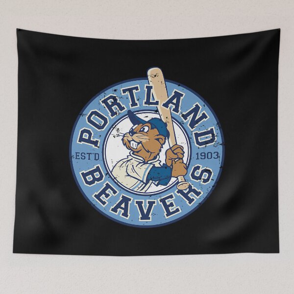 Item preview, Portland Beavers Modern Logo Defunct Vintage Baseball designed and sold by r1bbit.
