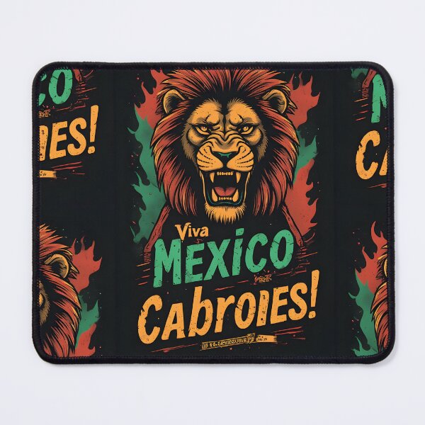 Item preview, Viva Mexico Cabrones – Lion Heart Mexican Pride Design designed and sold by owi-art.