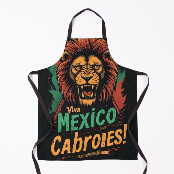 Item preview, Viva Mexico Cabrones – Lion Heart Mexican Pride Design designed and sold by owi-art.